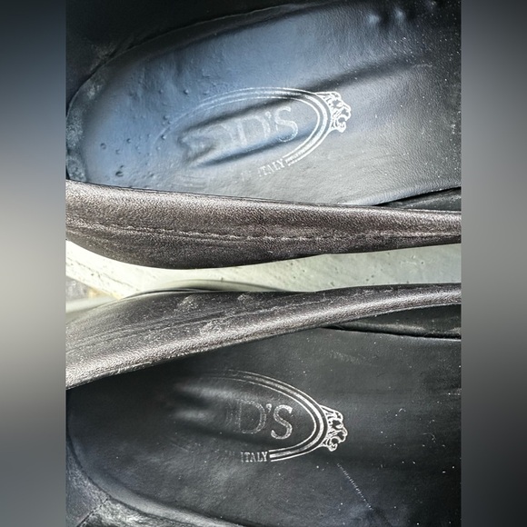 TOD’S 11 Matte Black Men’s 100% Genuine Leather Penny Loafer Made Italy US 12 - Picture 8 of 16